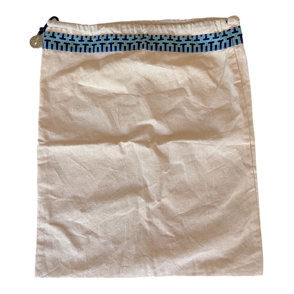 Tory Burch | Shoe Dust Drawstring Cotton Bag 12"X14" OS - Picture 1 of 5